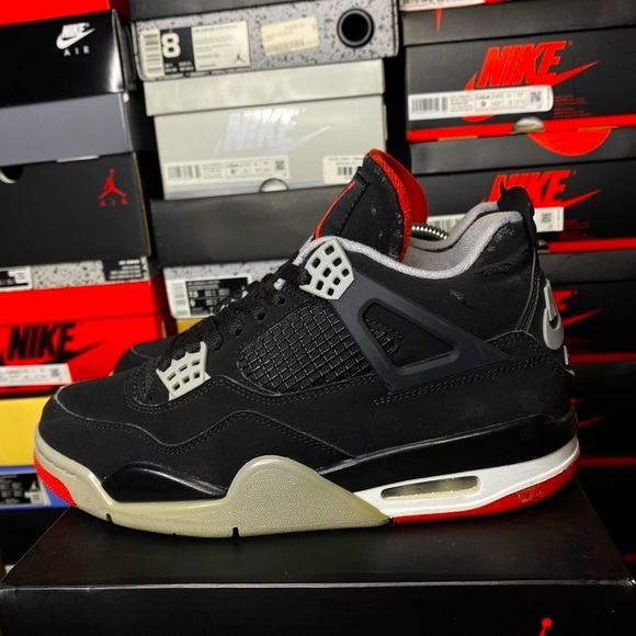 Jordan 4 Retro OG 2019 bred Size 7.5 - Picture 1 of 5